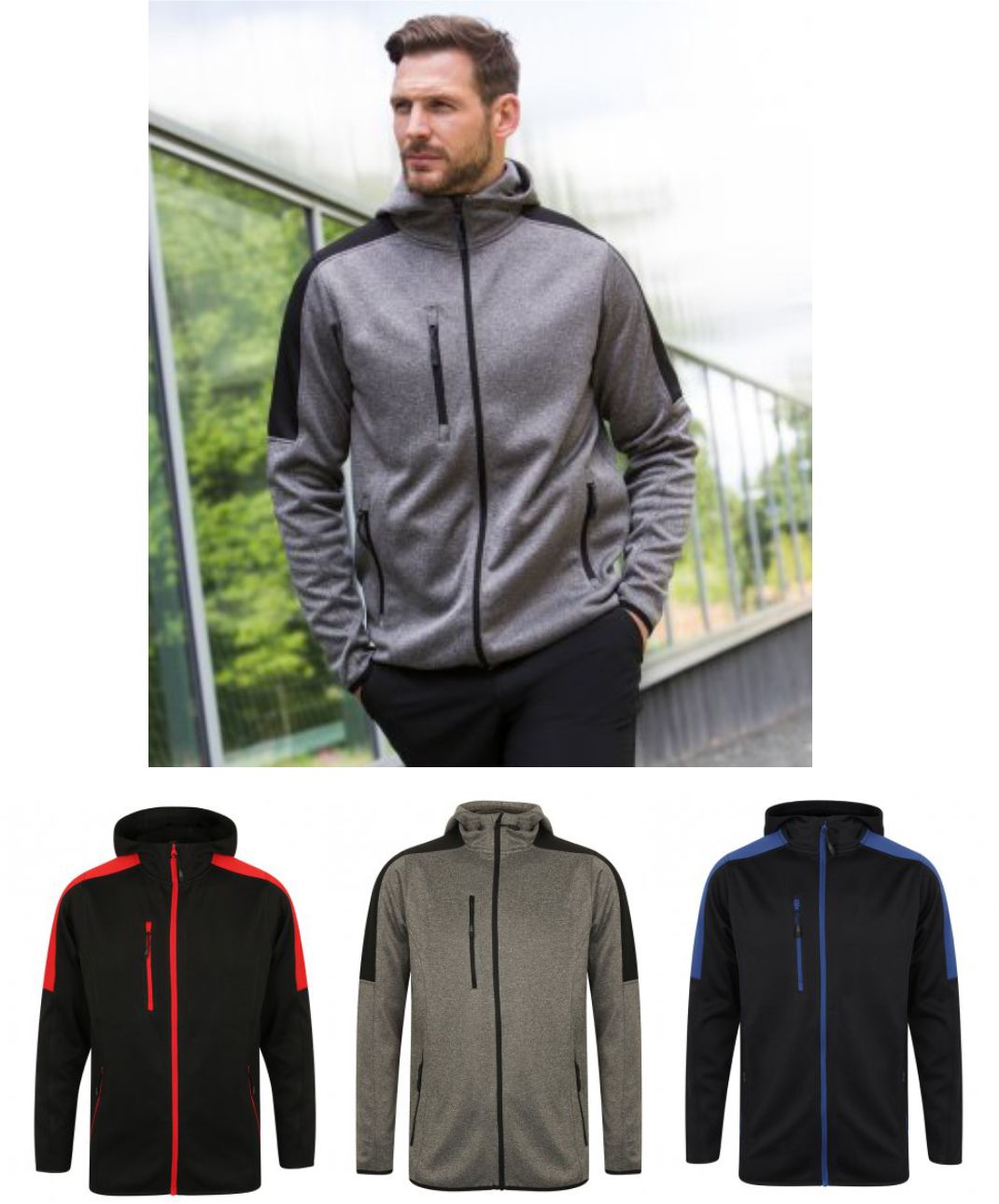 LV622 Finden & Hales Active Soft Shell Jacket - Click Image to Close